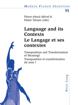 cover image of Language and its Contexts— Le Langage et ses contextes